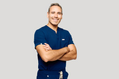relaxed approachable doctor headshots