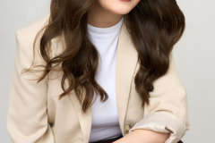 fun influencer branding headshots on white background in dc metro area by arielle lewis studios