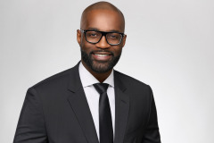 professional speaker on white background headshot in dc metro area